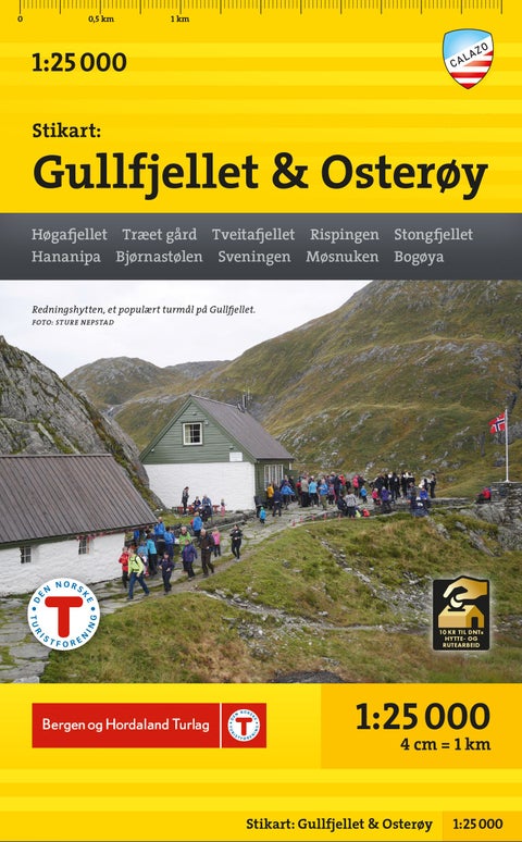 Stikart Gullfjellet & Osterøy