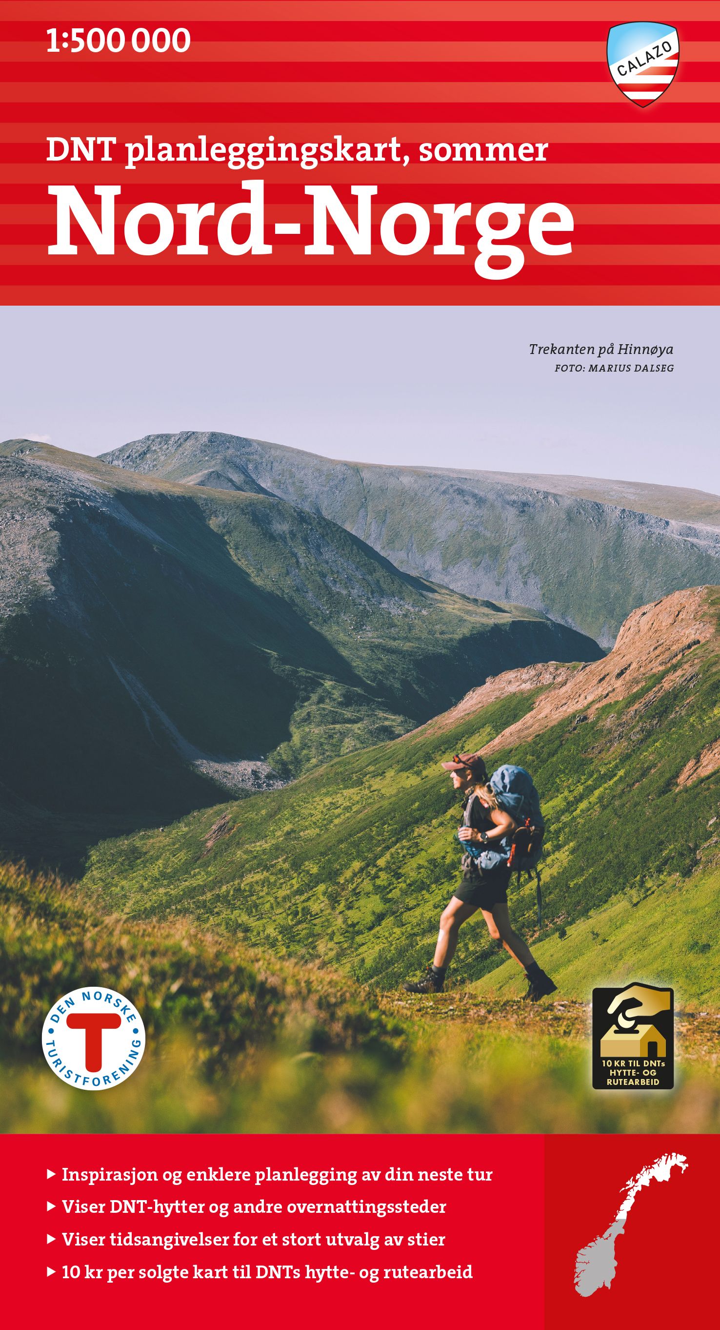 DNT planleggninskart Nord-Norge