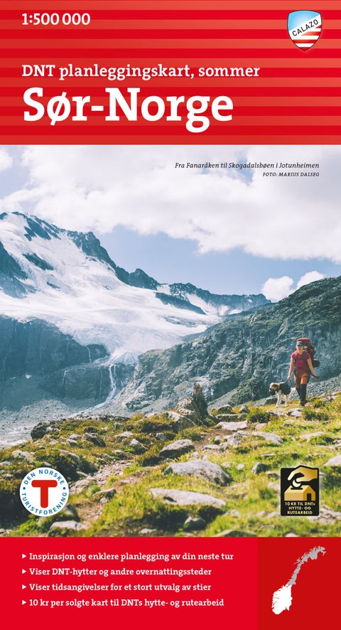 DNT planleggninskart Sør-Norge
