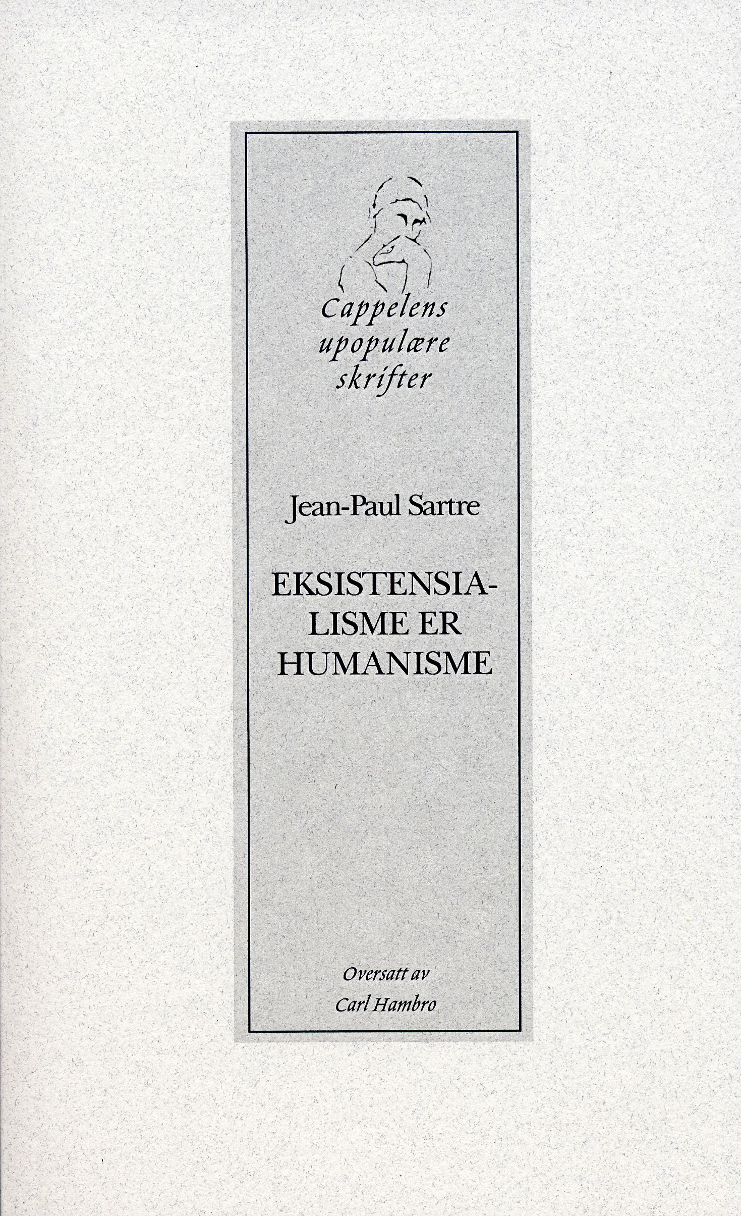 Eksistensialisme er humanisme