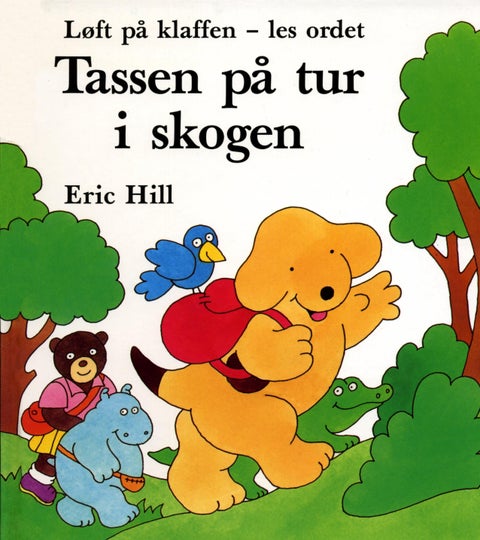 Tassen på tur i skogen