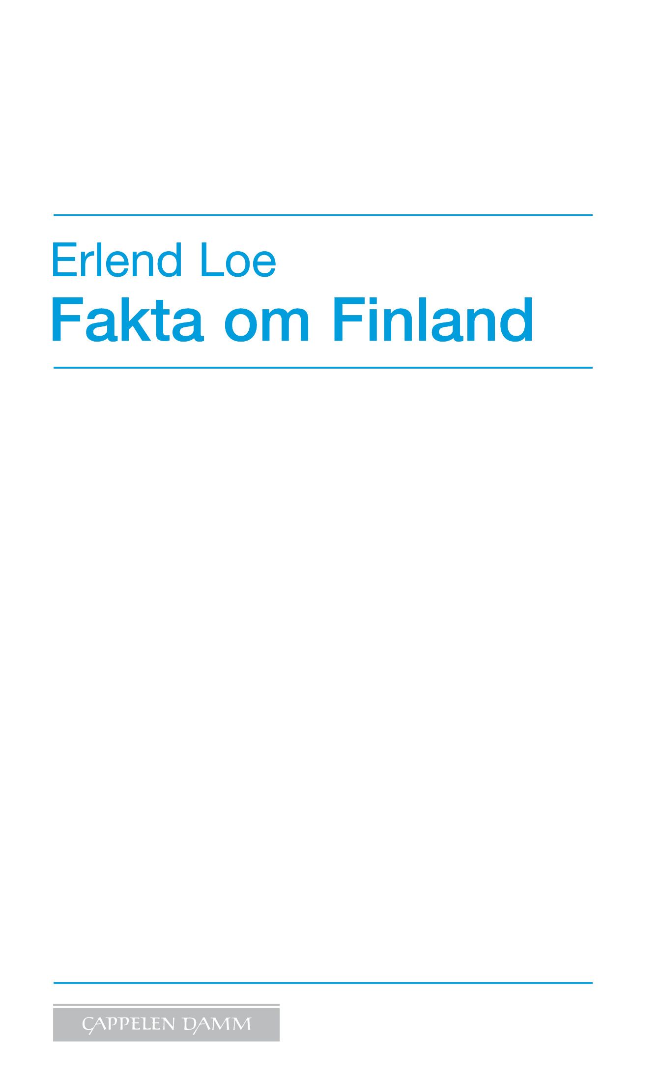 Fakta om Finland