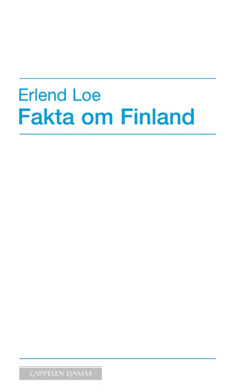Fakta om Finland - roman