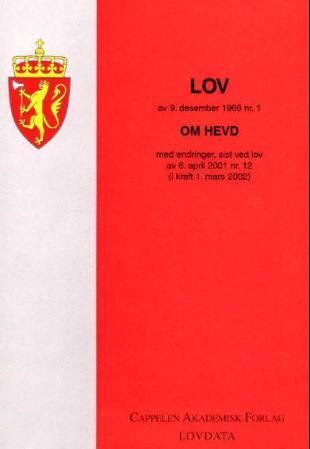 Lov om hevd av 9. desember 1966 nr. 1 - med endringer, sist ved lov av 6. april 2001 nr. 12 (i kraft 1. mars 2002)