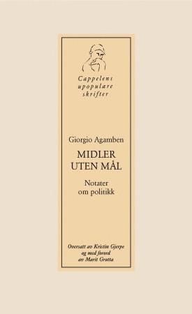 Midler uten mål - notater om politikk