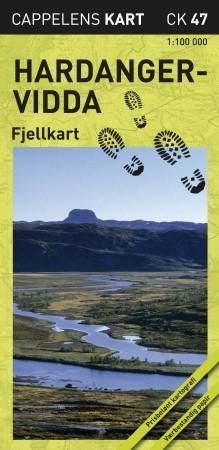 Hardangervidda - fjellkart