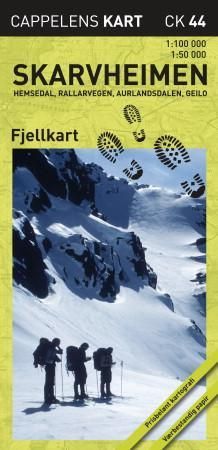 Skarvheimen - Hemsedal, Rallarvegen, Aurlandsdalen, Geilo : fjellkart