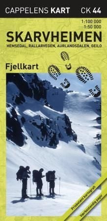 Skarvheimen - Hemsedal, Rallarvegen, Aurlandsdalen, Geilo : fjellkart