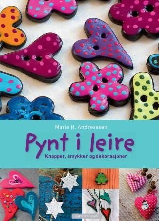 Pynt i leire - knapper, smykker og dekorasjoner