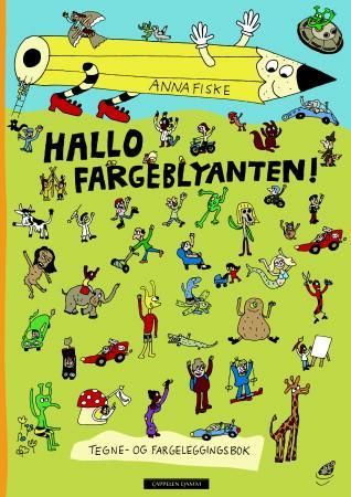 Hallo fargeblyanten! - tegne- og fargeleggingsbok