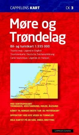 Møre og Trøndelag - bil- og turistkart = tourist map = Touristenkarte = carte touristique
