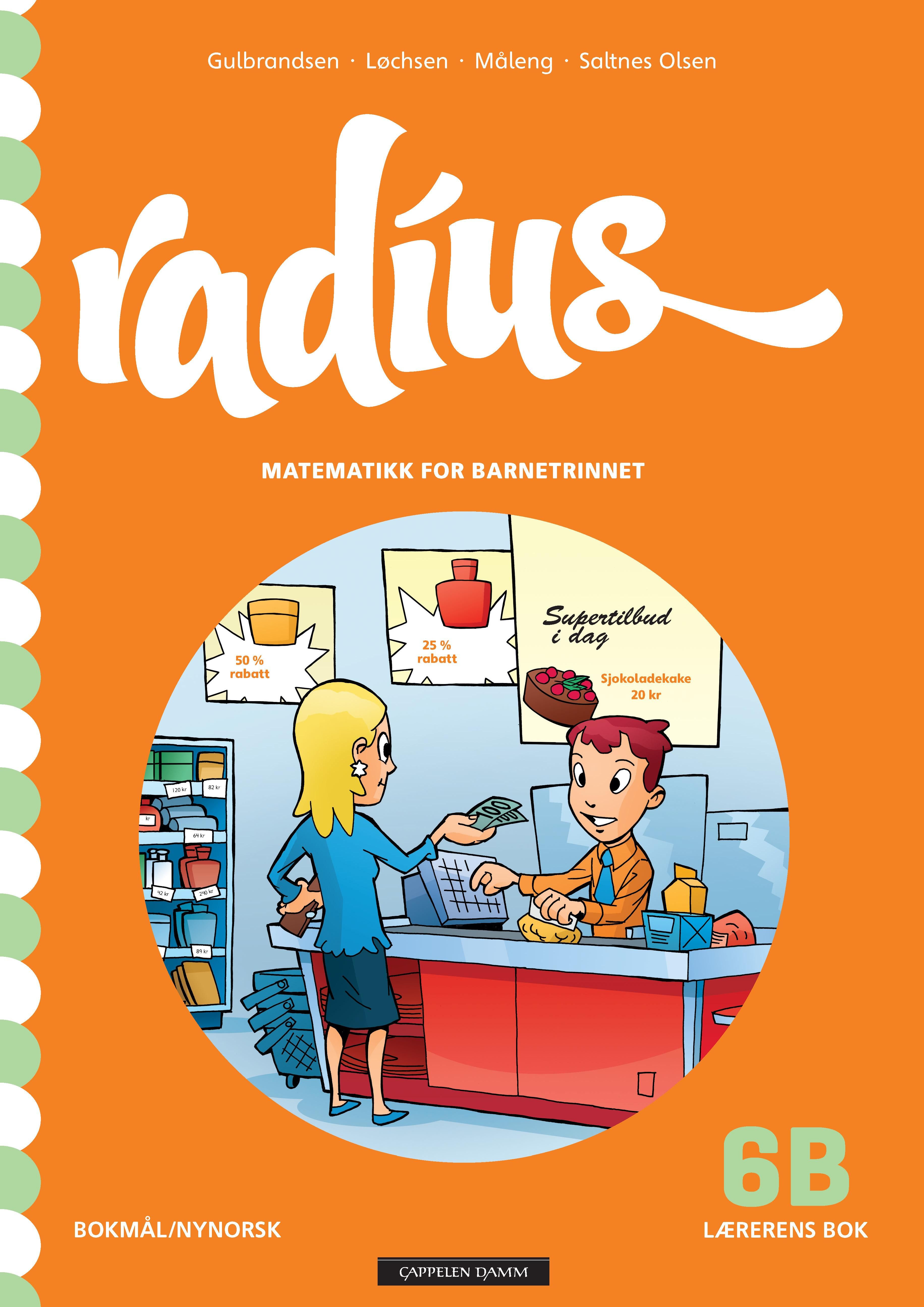 Radius 6B - Lærerens bok : matematikk for barnetrinnet