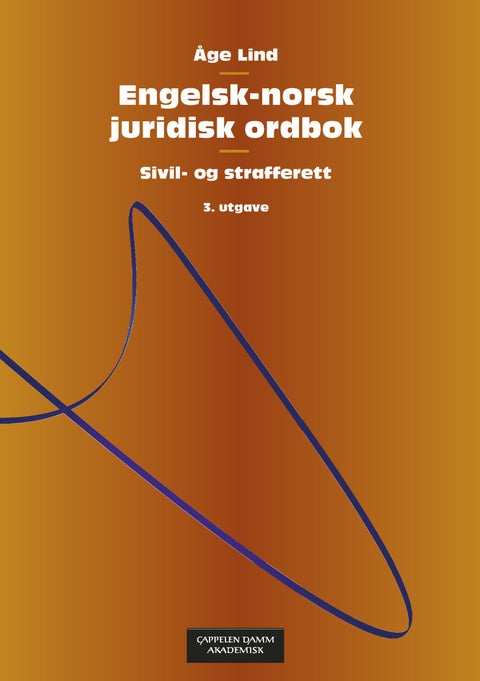 Engelsk-norsk juridisk ordbok = English-Norwegian dictionary of law - sivil- og strafferett