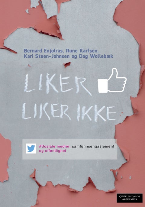 Liker - liker ikke - sosiale medier, samfunnsengasjement og offentlighet