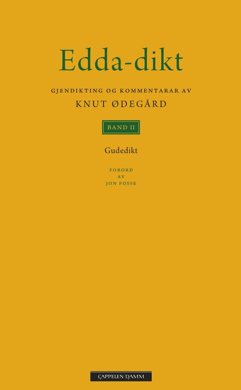 Edda-dikt - band 2 : gudedikt