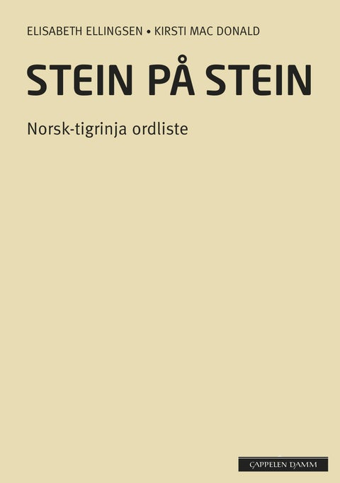 Stein på stein - norsk-tigrinja ordliste