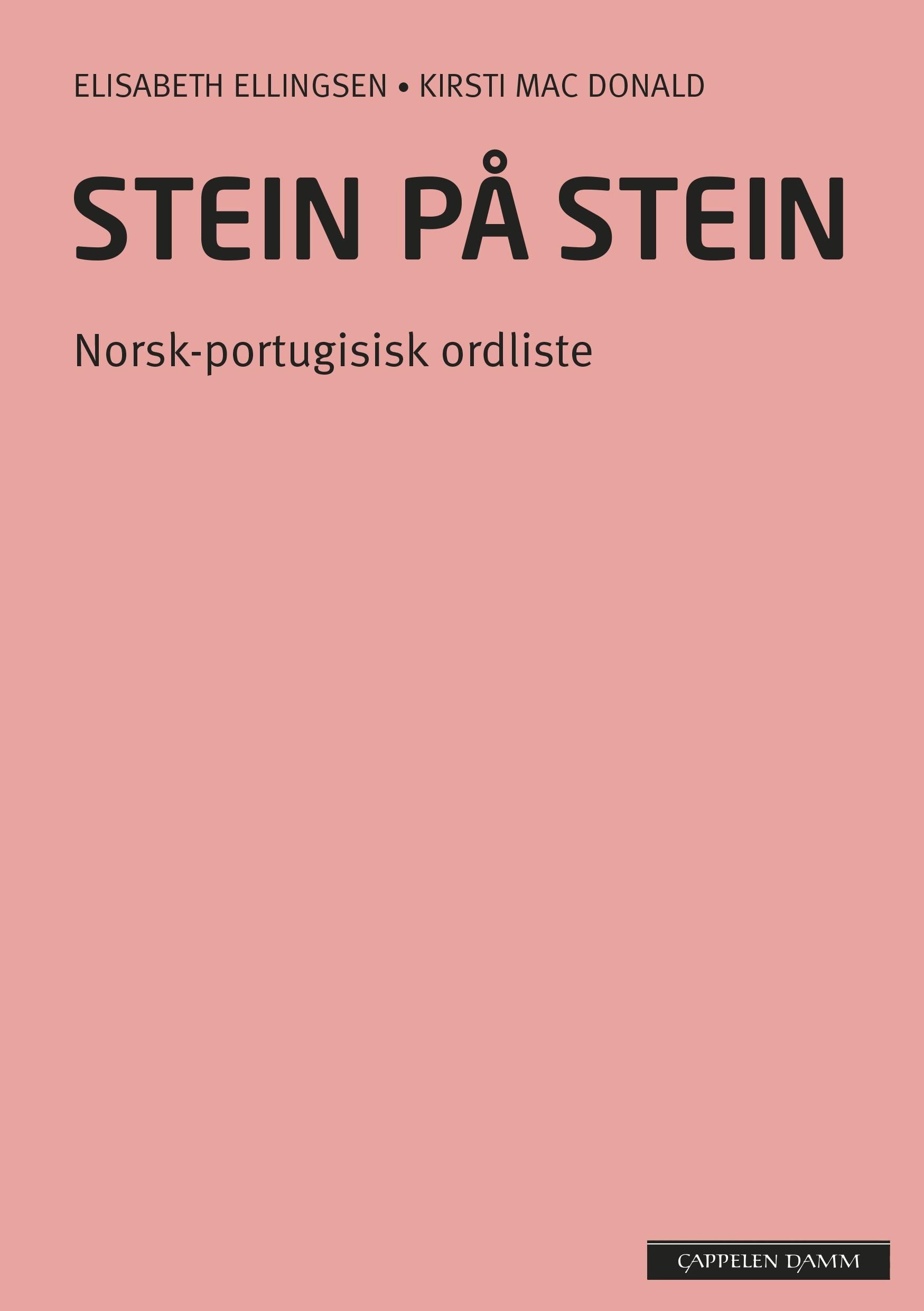 Stein på stein - norsk-portugisisk ordliste