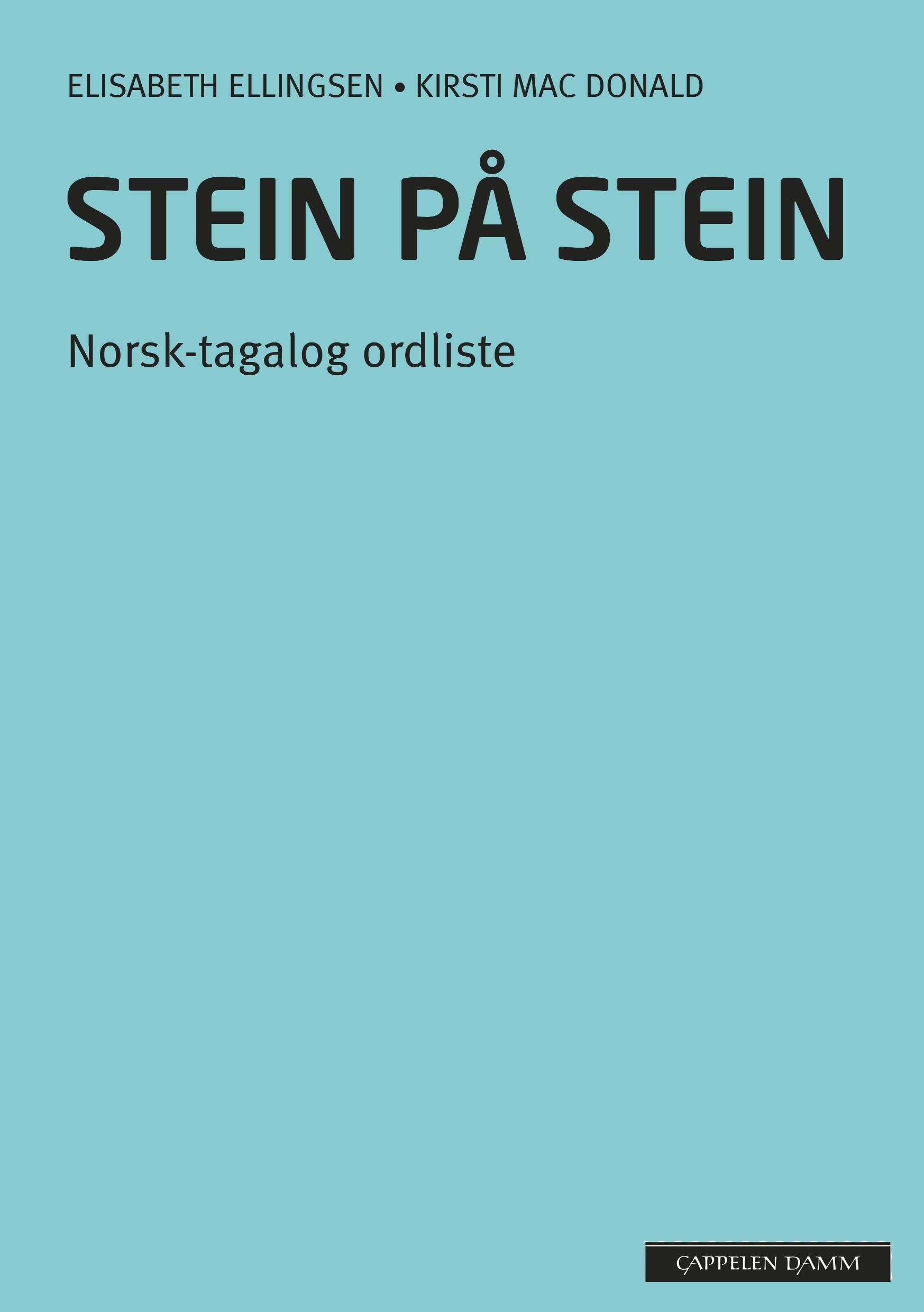 Stein på stein - norsk-tagalog ordliste