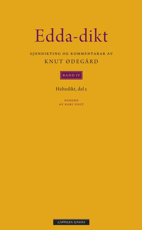 Edda-dikt - band 4 : heltedikt del 2