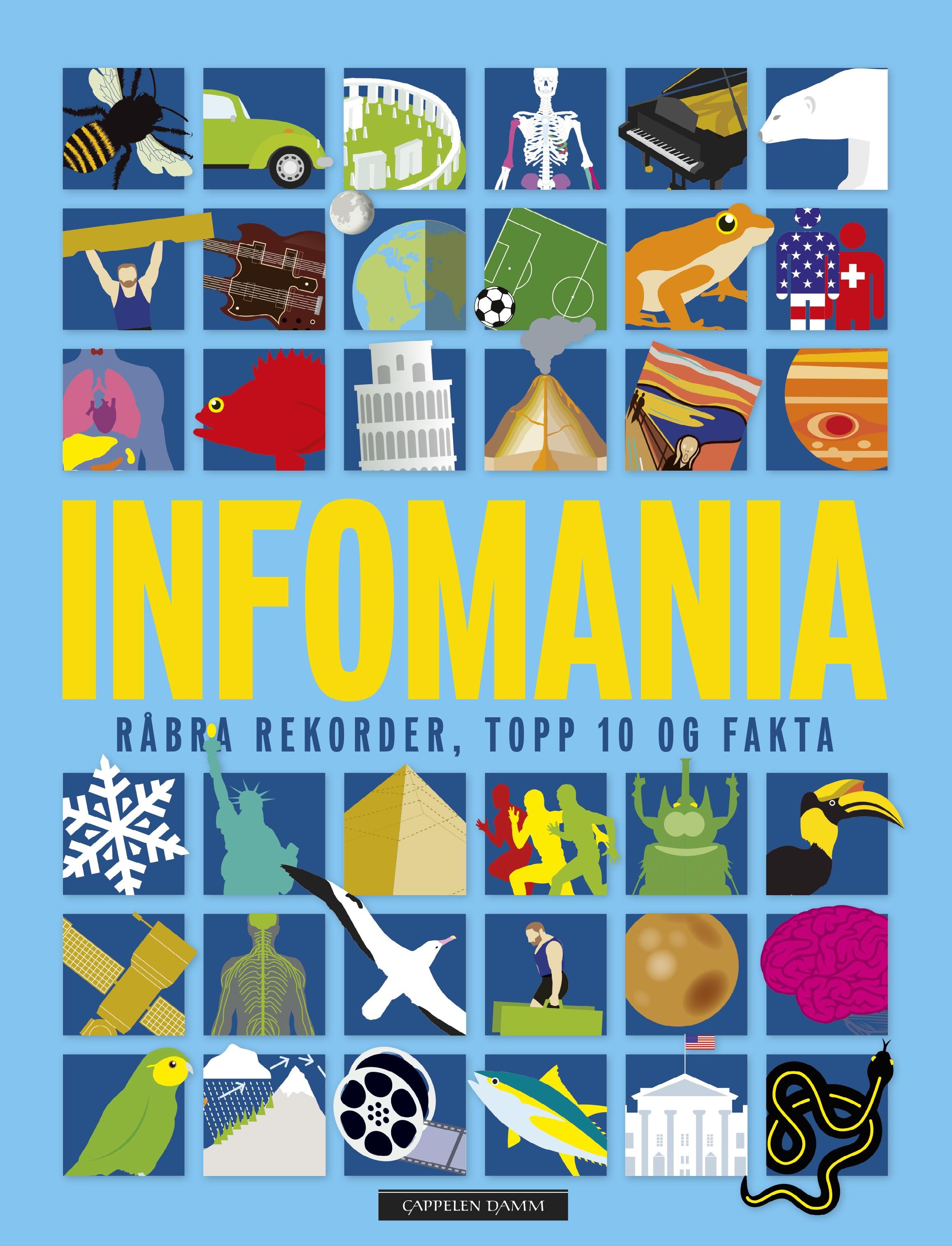 Infomania - råbra rekorder, topp 10 og fakta