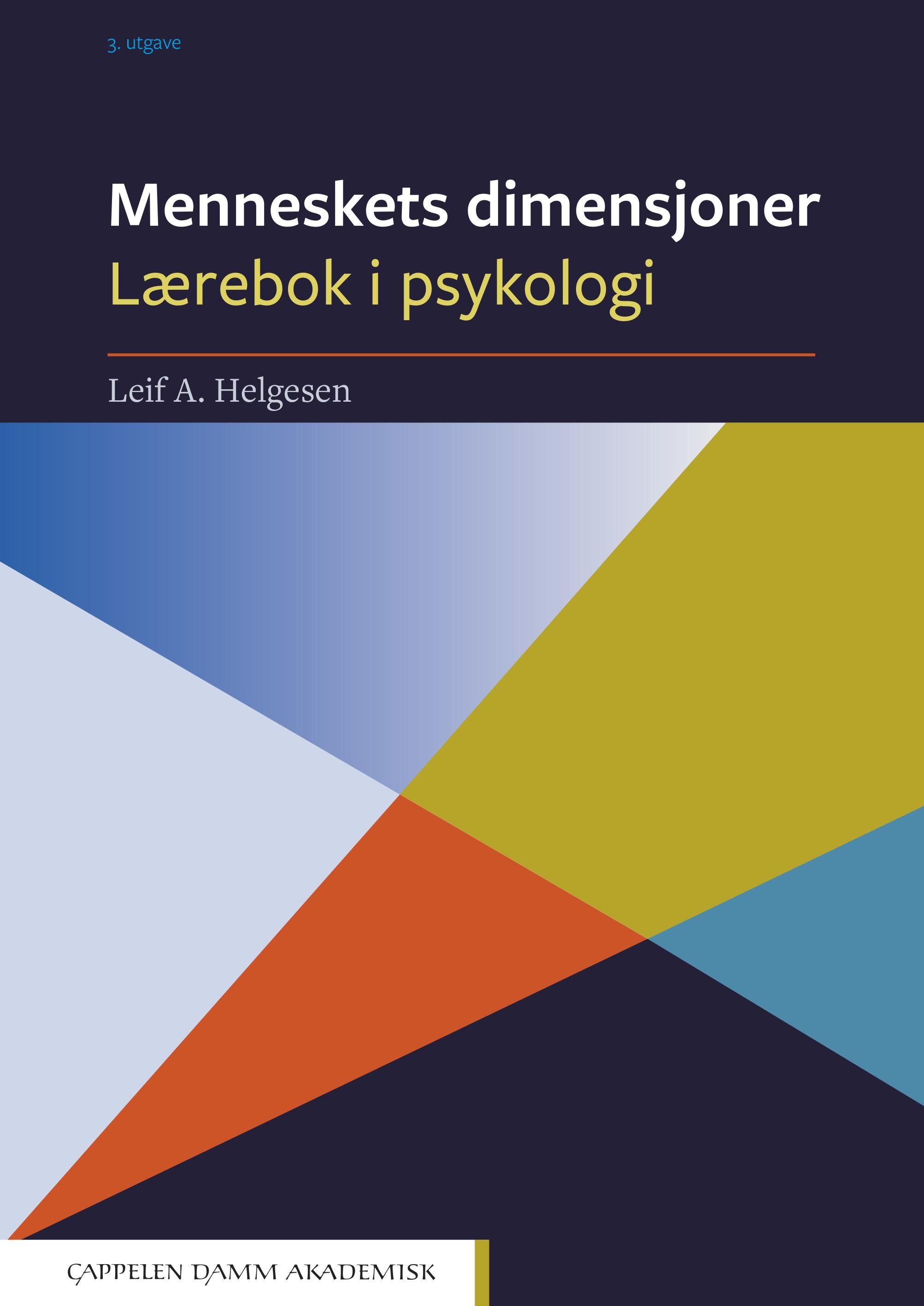 Menneskets dimensjoner - lærebok i psykologi
