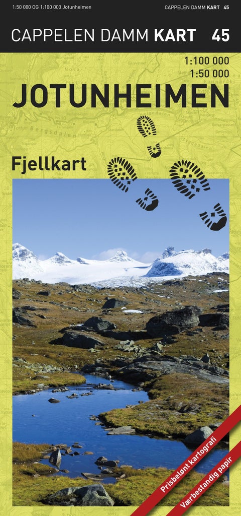 Jotunheimen - fjellkart