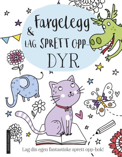 Fargelegg & lag sprett opp-dyr - lag din egen fantastiske sprett opp-bok!