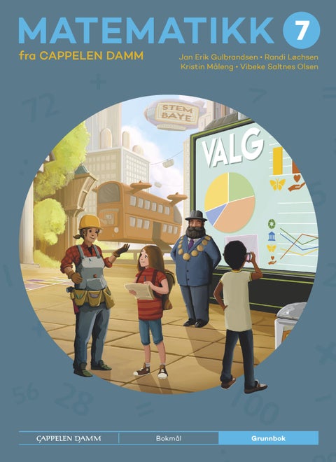 Matematikk 7 fra Cappelen Damm - Grunnbok