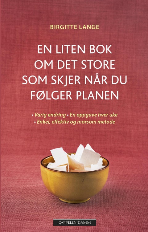 En liten bok om det store som skjer når du følger planen - varig endring, en oppgave hver uke, enkel, effektiv og morsom metode