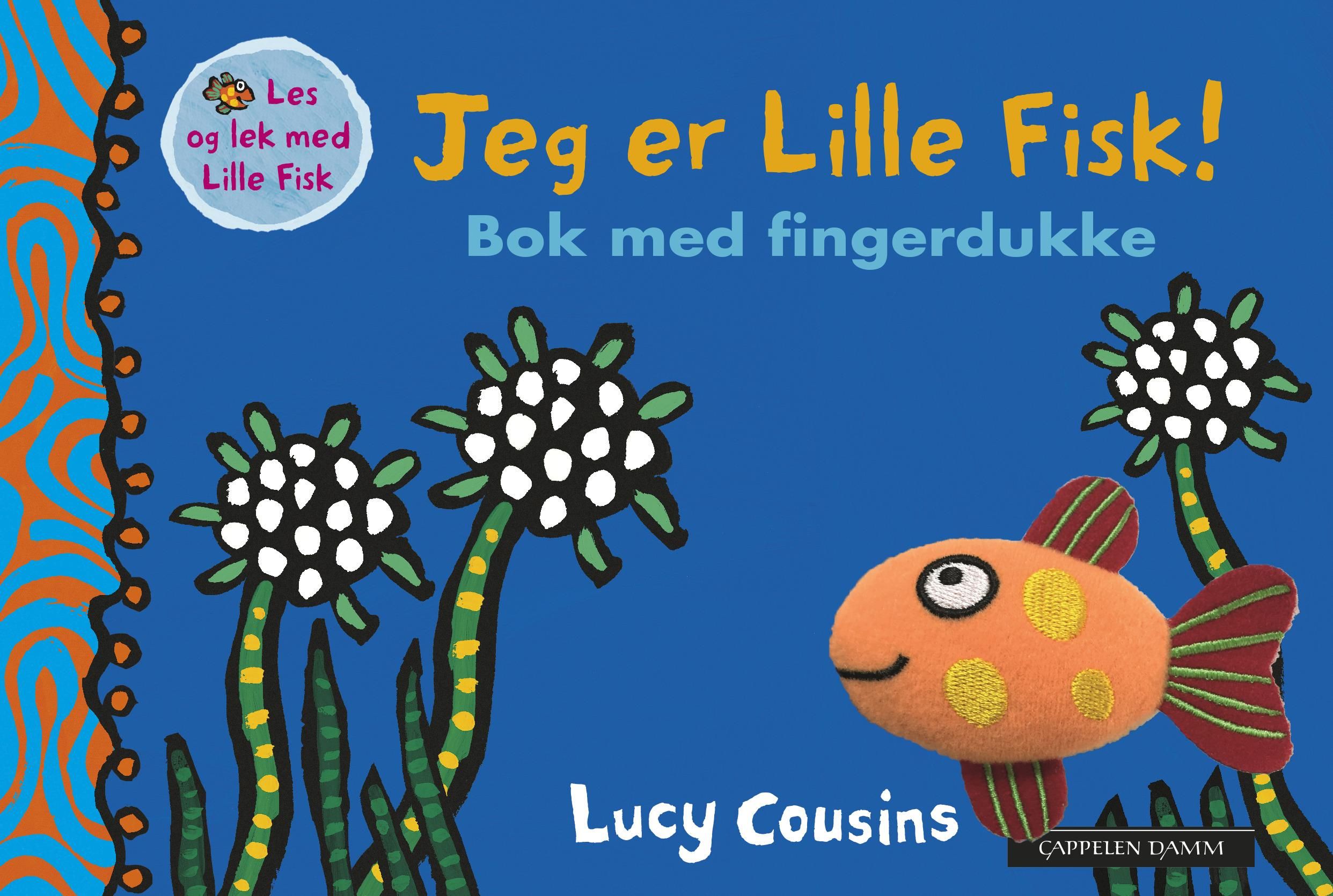 Jeg er Lille Fisk! - bok med fingerdukke