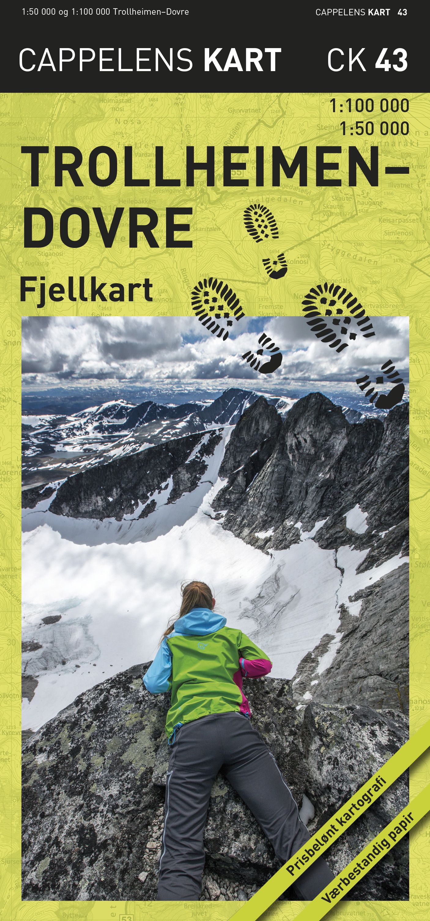 Trollheimen-Dovre - fjellkart