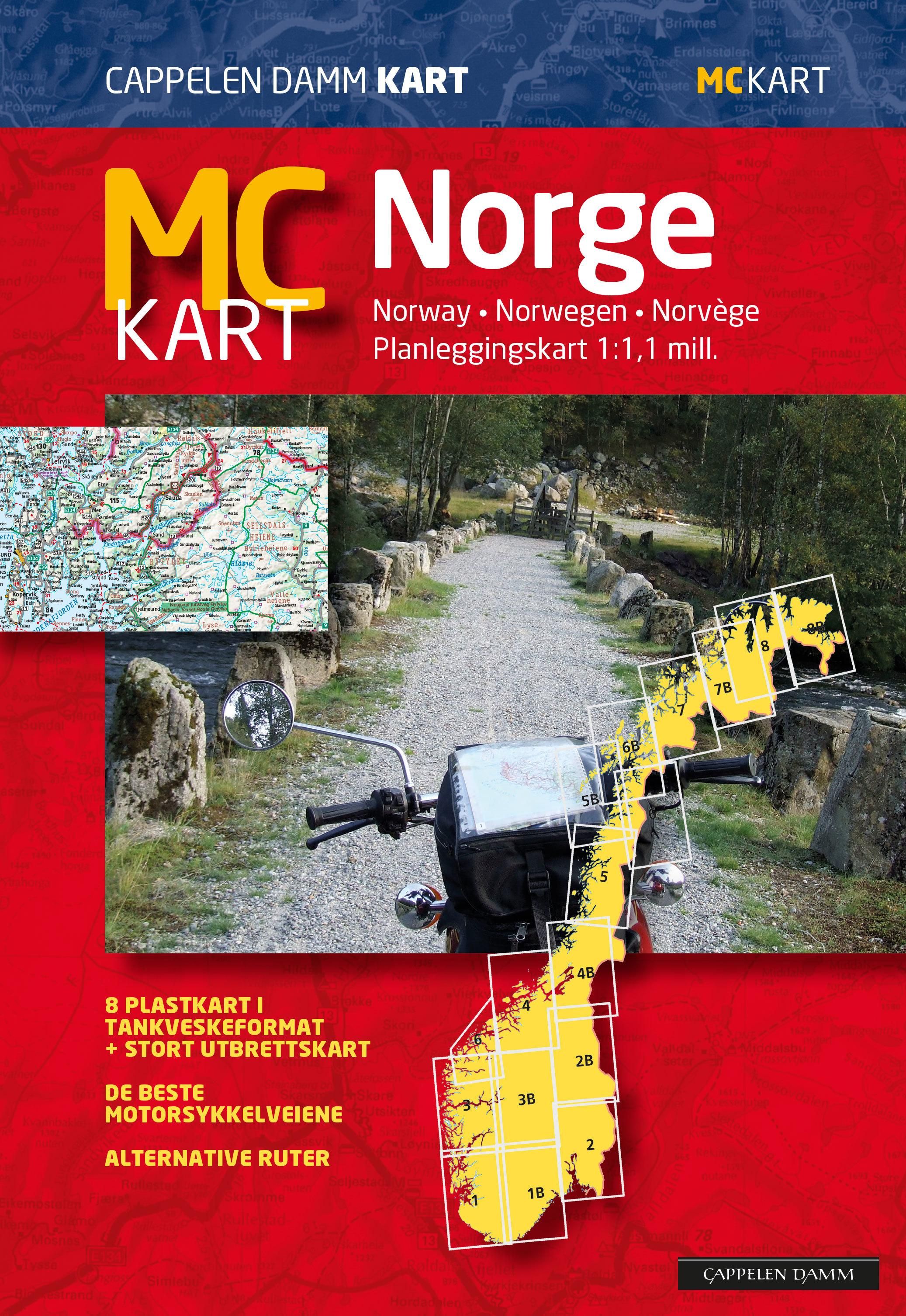 MC kart - Norge=Norway=Norwegen=Norvège : planleggingskart