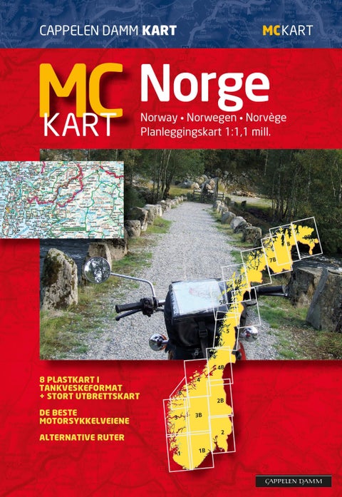 MC kart - Norge=Norway=Norwegen=Norvège : planleggingskart