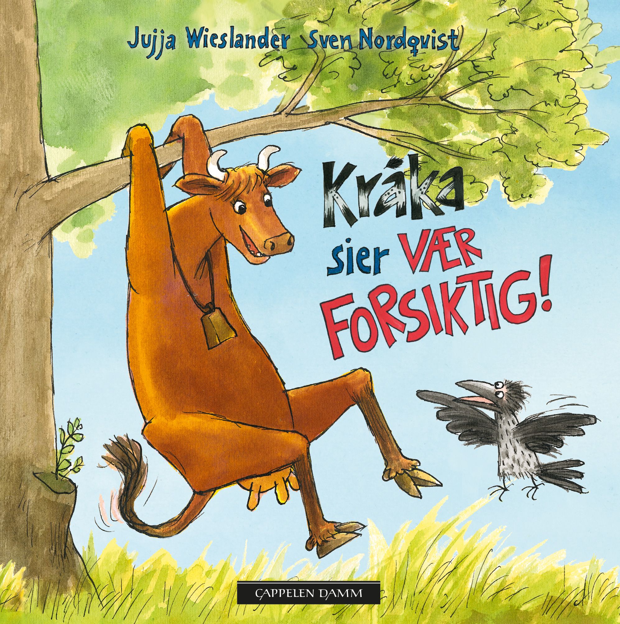 Kråka sier vær forsiktig!