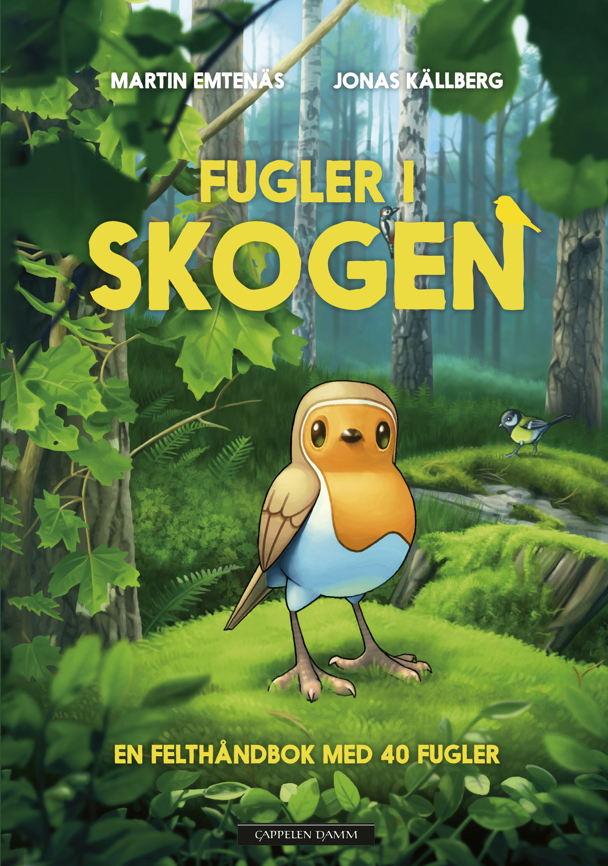 Fugler i skogen - en felthåndbok med 40 fugler