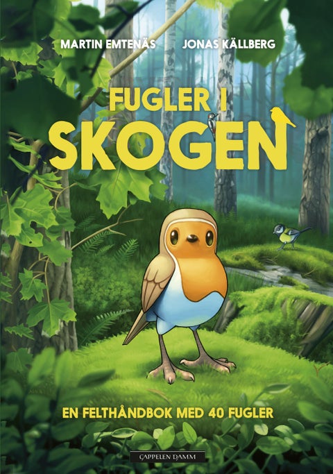 Fugler i skogen - en felthåndbok med 40 fugler