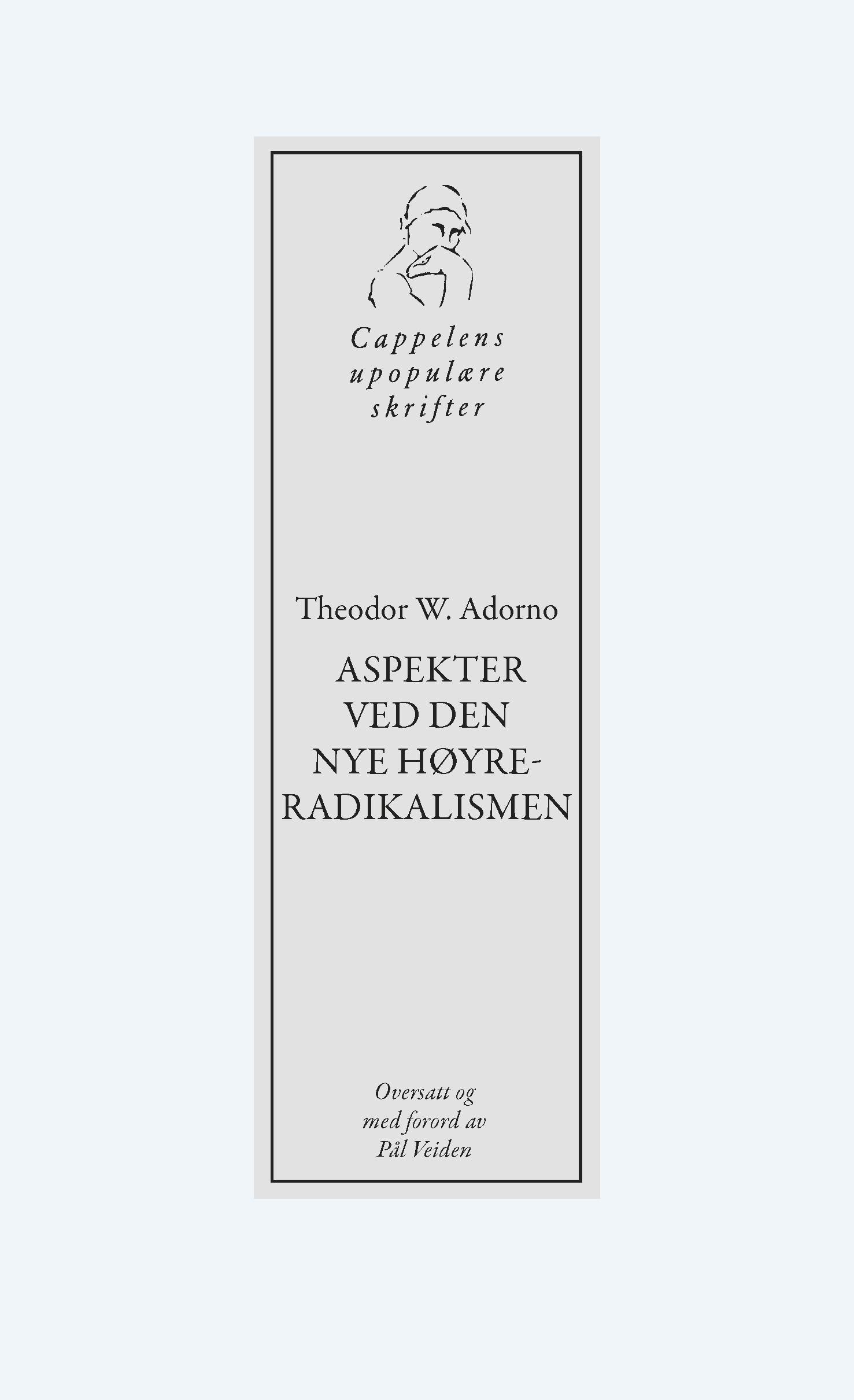 Aspekter ved den nye høyreradikalismen - et foredrag