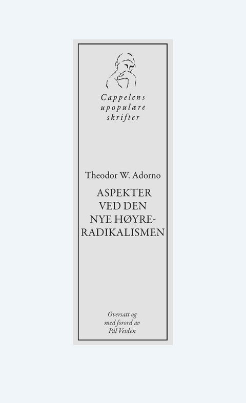 Aspekter ved den nye høyreradikalismen - et foredrag