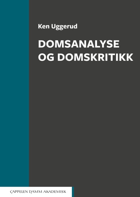 Domsanalyse og domskritikk