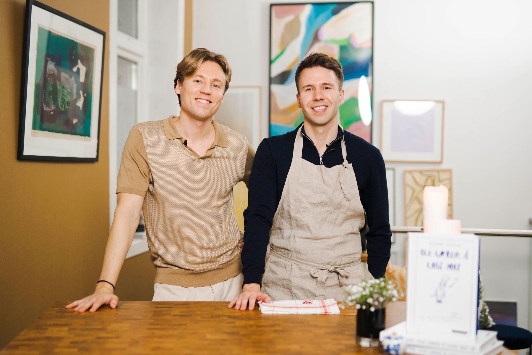 Ole lærer å lage mat