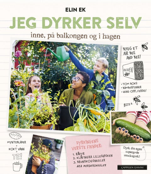 Jeg dyrker selv - inne, på balkongen og i hagen