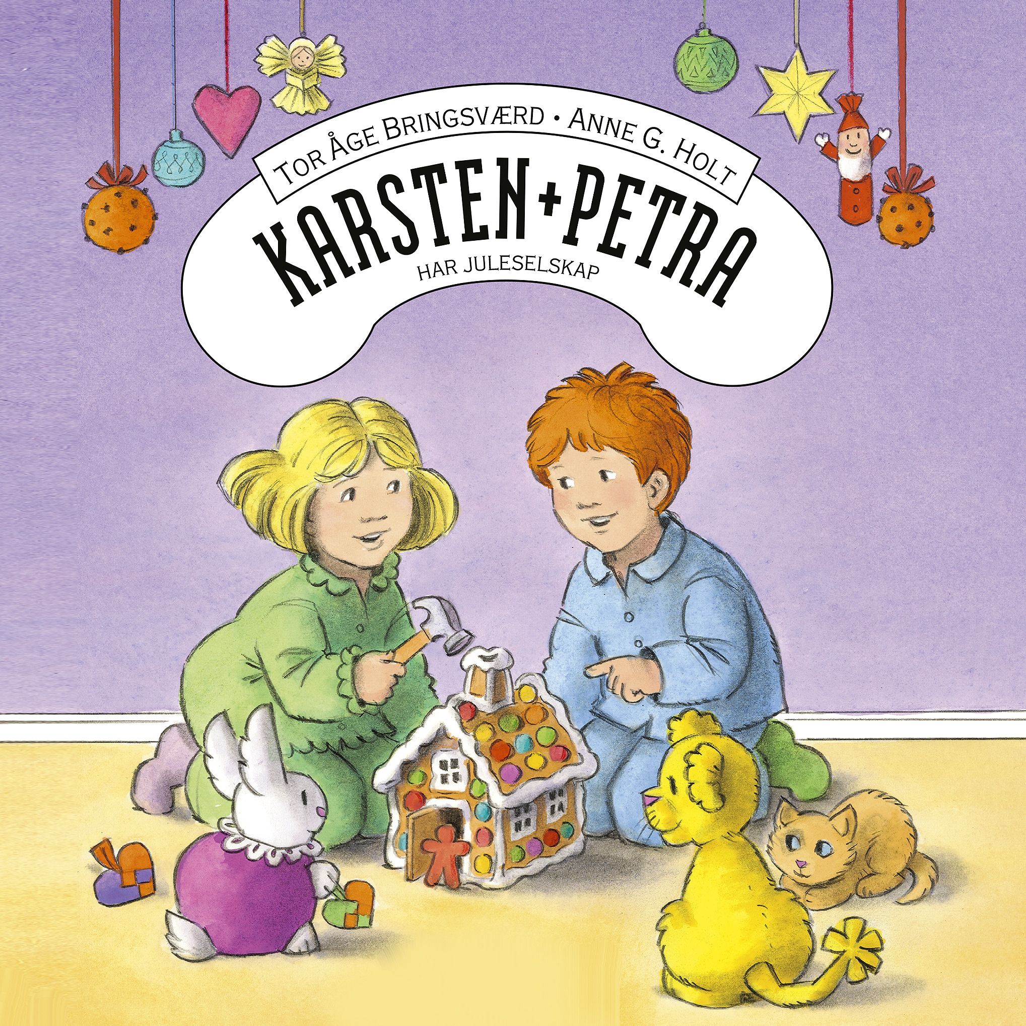 Karsten og Petra har juleselskap