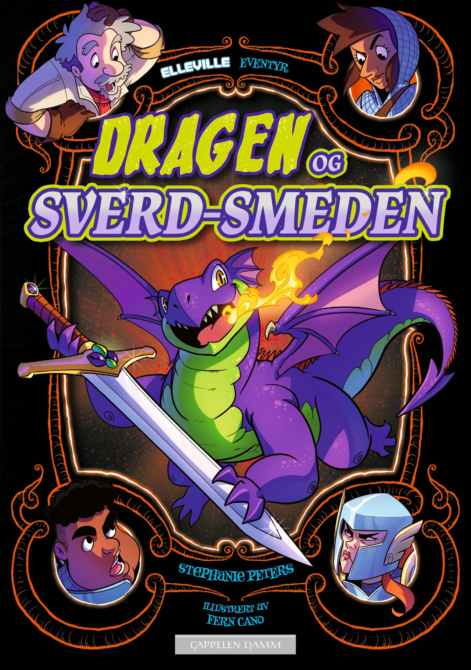 Dragen og sverd-smeden - en kul tegneserie