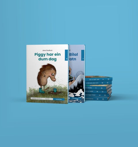 Blå pakke Leseunivers frå Cappelen Damm - Nivå 6-8