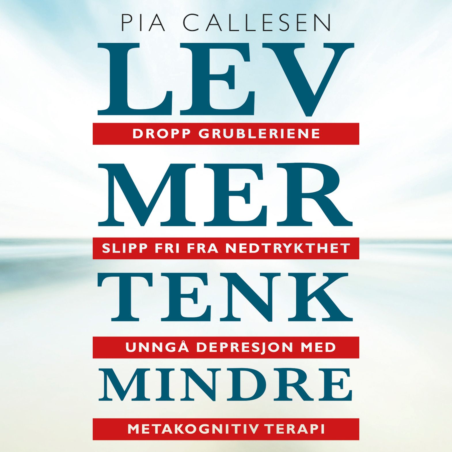 Lev mer tenk mindre - dropp grubleriene - slipp fri fra nedtrykthet og depresjon med metakognitiv terapi