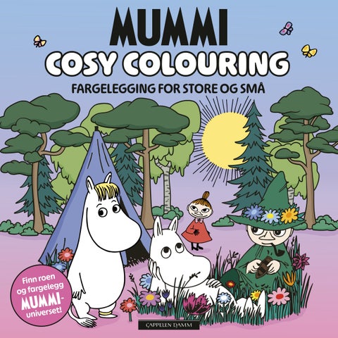 Mummi cosy colouring - fargelegging for store og små