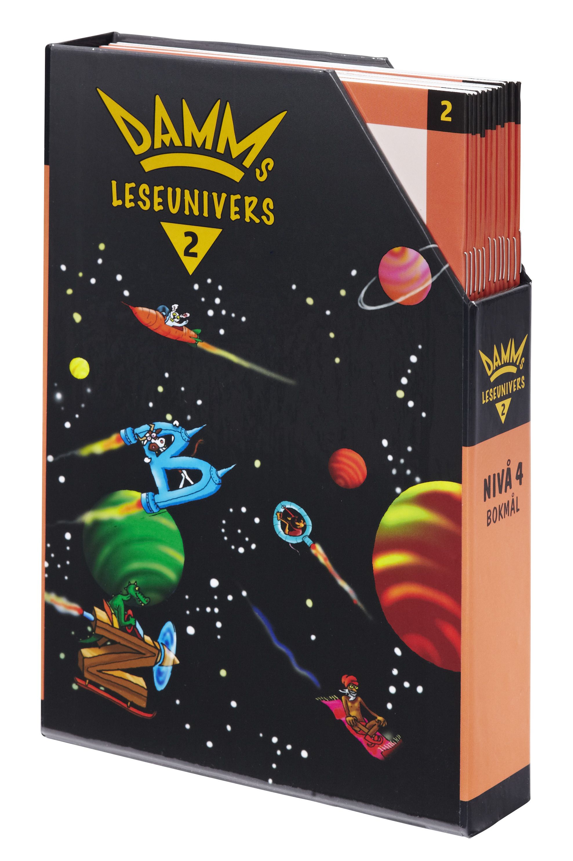 Damms leseunivers - nivå 4 : boks 2