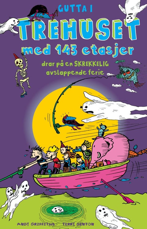 Gutta i trehuset med 143 etasjer - drar på en skrekkelig avslappende ferie