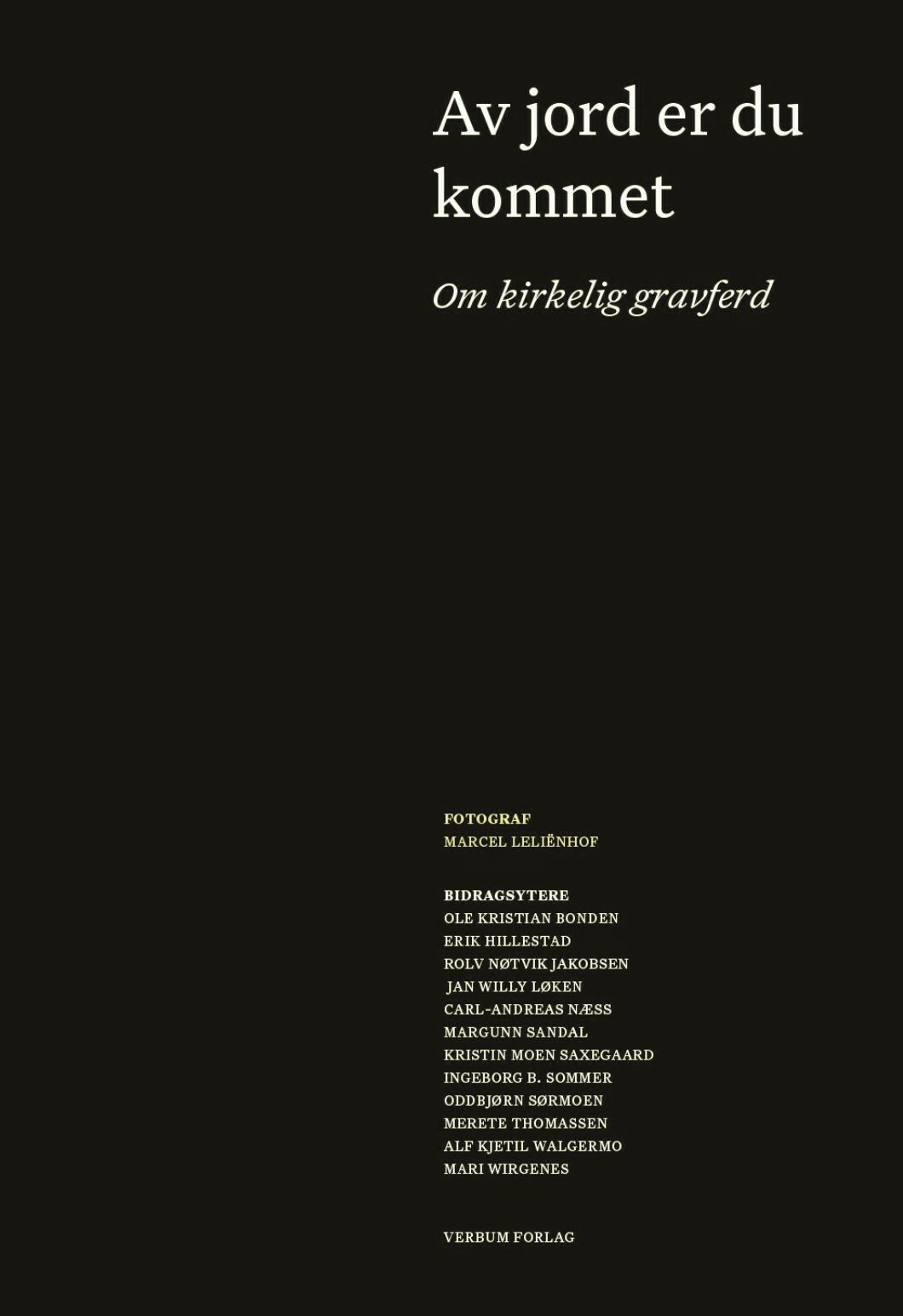 Av jord er du kommet