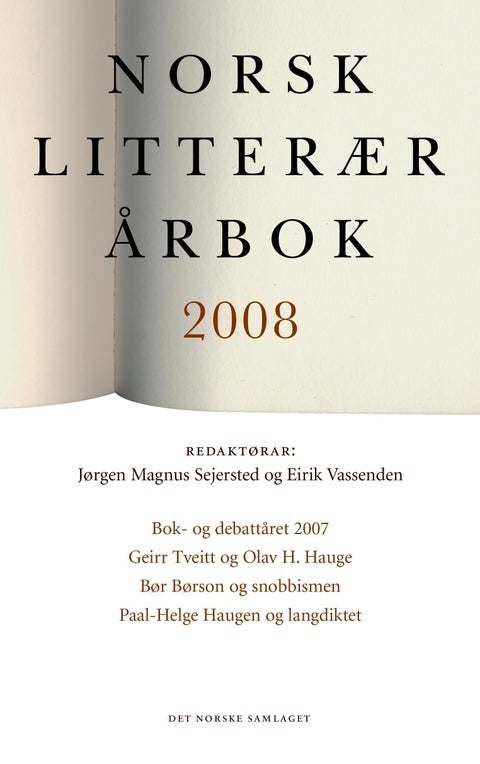 Norsk litterær årbok 2008